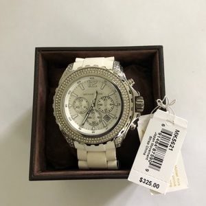 Michael Kors Watch. White. Excellent condition.